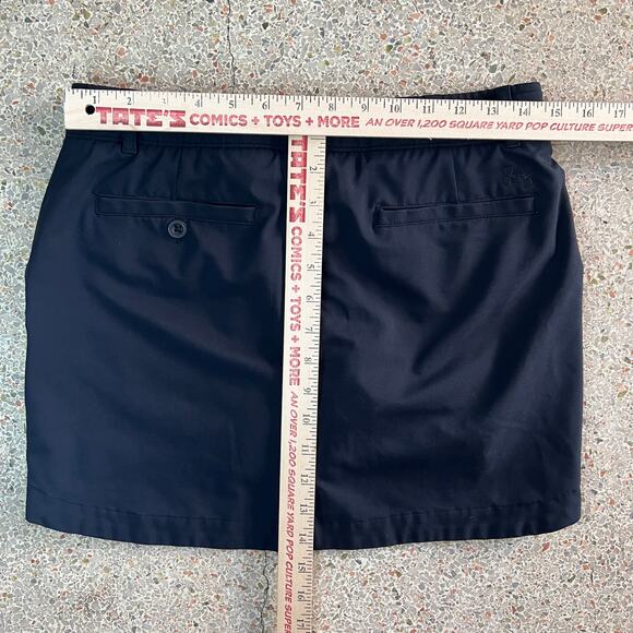 Under Armour Black Athletic Skort Golf Tennis Skirt Built-In Shorts Size 2 - Picture 3 of 13